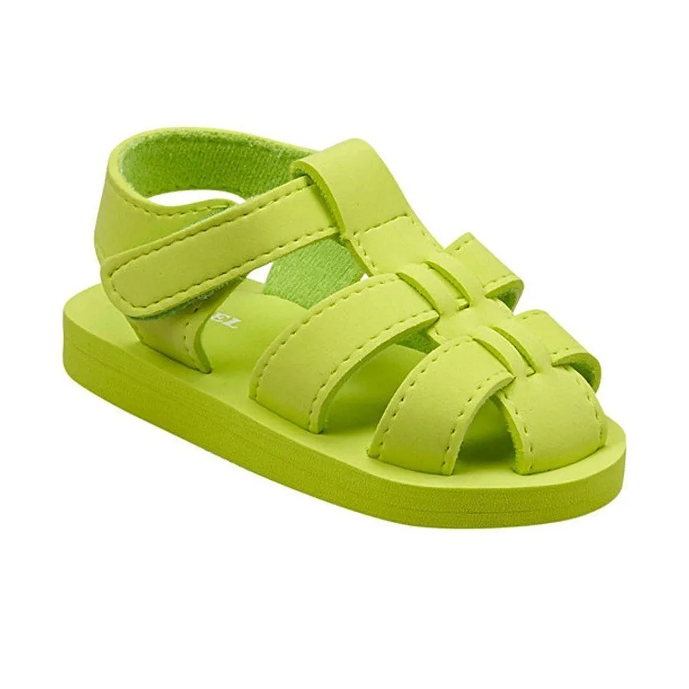 Baby Girls Lime EVA Foam Fisherman Sandals 5-10 Toddler