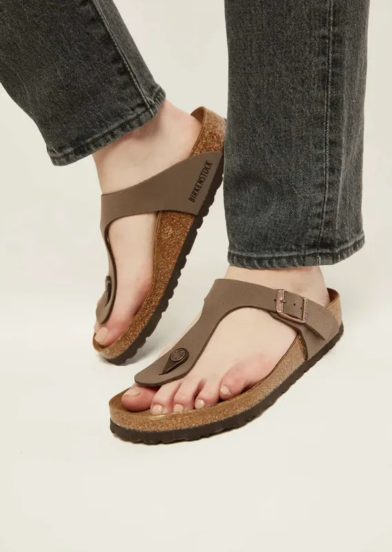 Birkenstock Gizeh Nubuck Mocca (Regular)