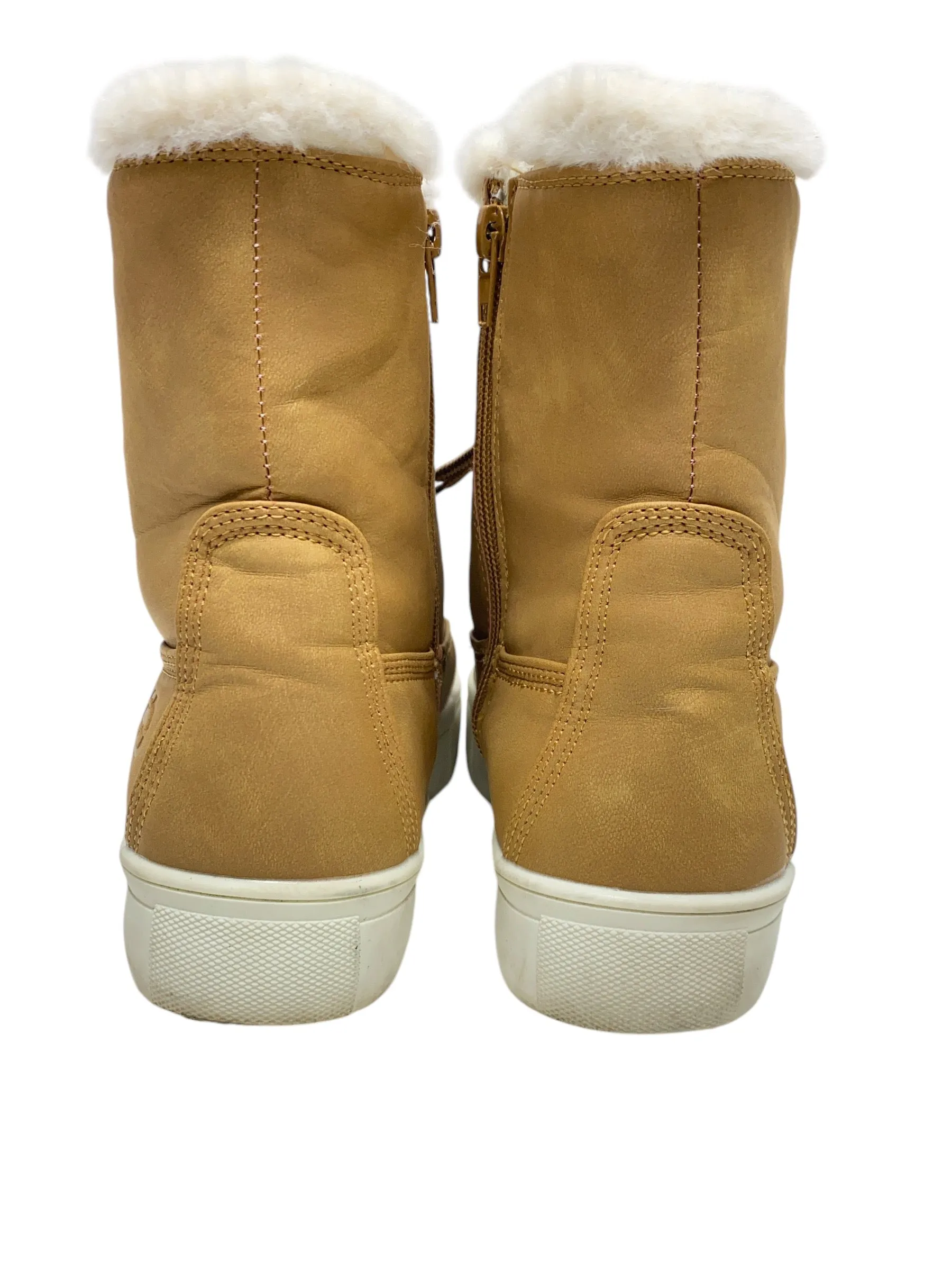 Boots Ankle Flats By Red In Tan, Size: 8.5