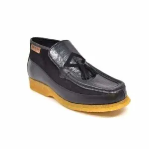 British Walkers Classic Limited Edition Men's Custom Made Black Snake Leather