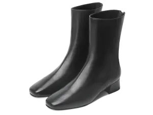 Debbie Boots in Black Nappa