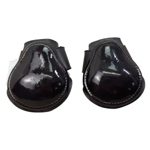 Masta Leather Look Neoprene Fetlock Boots in Brown - Large