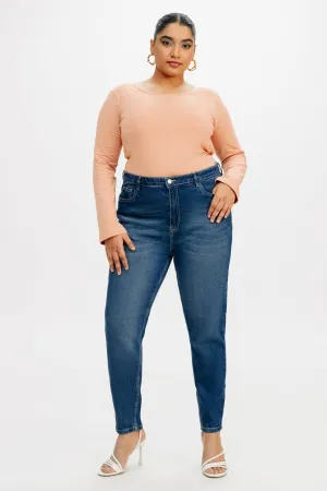 Mid Dark Skinny Jeans