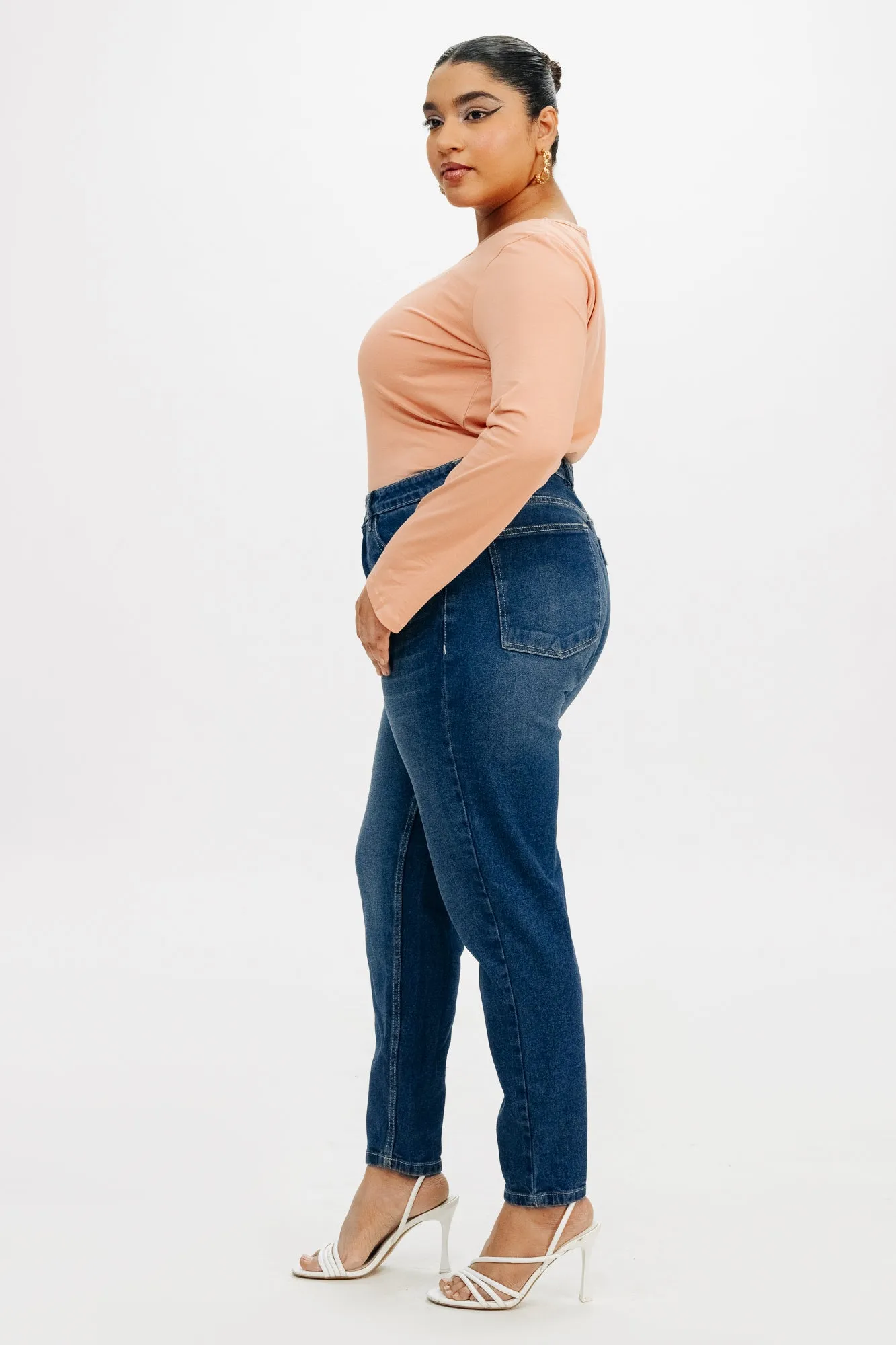 Mid Dark Skinny Jeans