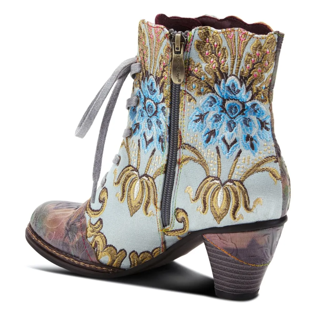 Spring Step Shoes L'Artiste Siren Women's Embroidered Multicolor Boots