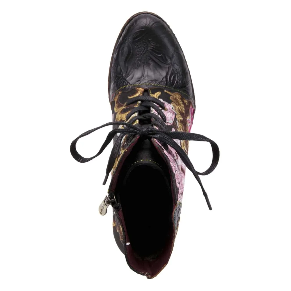 Spring Step Shoes L'Artiste Siren Women's Embroidered Multicolor Boots