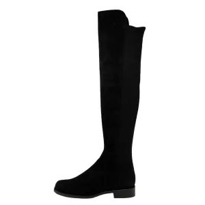 Stuart Weitzman Black Suede 5050 Boots 37.5
